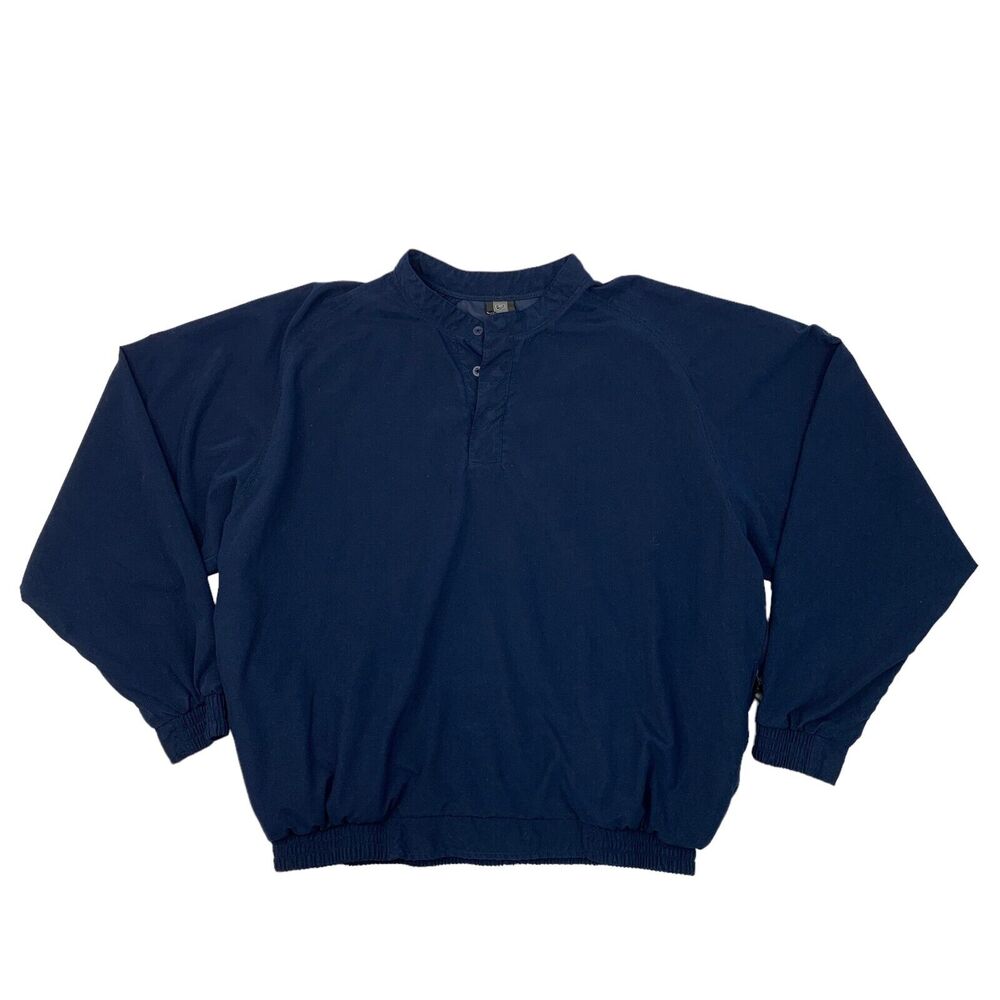 Nike Golf Jacket Mens L Large Storm Snap Button Lightweight Popover Pullover‎